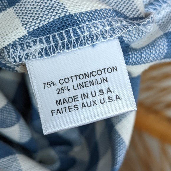 Misa Los Angeles Blue and White Gingham Mini Dress - Picture 4 of 10